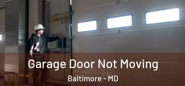 Garage Door Not Moving Baltimore - MD