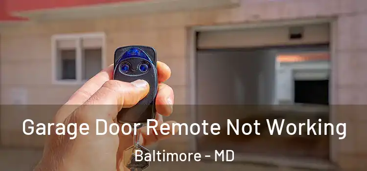 Garage Door Remote Not Working Baltimore - MD